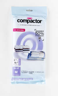 Lot de 6 sacs de compression manuelle "Roll-up" (2 S + 2 M + 2L) 