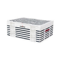 Housse souple sous-vide Compactor bleue et blanche "Marinière" XXL