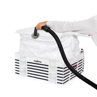 Housse souple sous-vide Compactor bleue et blanche "Marinière" XXL