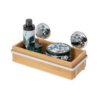 Tablette à ventouses "Bestlock" en bambou "Spa"