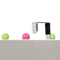 Patère de porte métal 6 crochets roses et verts "Candies"