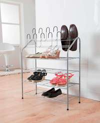 Etagère range-chaussures multi-supports en métal "Harry"