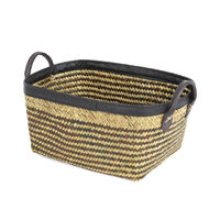 Panier de rangement marron et noir "Padang" M