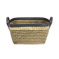 Panier de rangement marron et noir "Padang" M