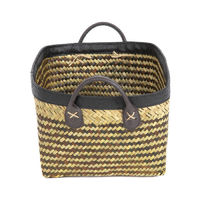 Panier de rangement marron et noir "Padang" M
