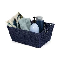 Panier de rangement bleu marine "Etna"