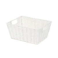 Panier de rangement blanc "Etna"