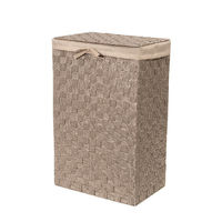 Panier à linge rectangulaire taupe "Stan"