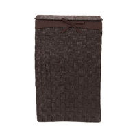 Panier à linge rectangulaire marron "Stan"