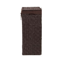 Panier à linge rectangulaire marron "Stan"