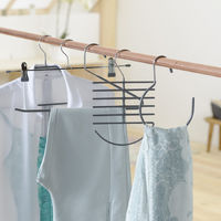 Cintre porte-écharpes gris "Sticky"