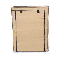 Étagère range-chaussures 3 niveaux marron "Derby"