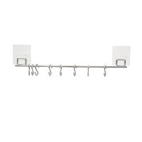 Barre auto-adhésive repositionnable 8 crochets "Bestlock Magic"