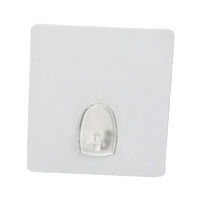 Crochet auto-adhésif transparent repositionnable "Bestlock Magic"