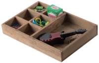 Boîte 7 compartiments en bois « Vintage »