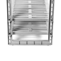 Étagère sous évier extensible 2 niveaux grise