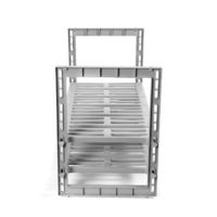 Étagère sous évier extensible 2 niveaux grise