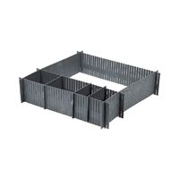 Organisateur de tiroir modulable gris "Free"