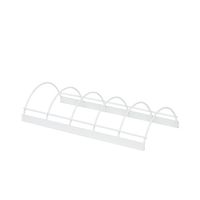 Egouttoir à vaisselles pour couvercles et poêles blanc