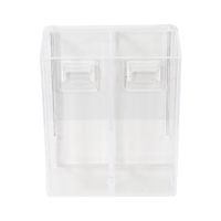 Rangement mural auto-adhésif pour maquillage 2 compartiments "Vision"