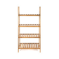 Etagère 4 niveaux en bambou "Riga"