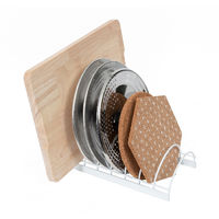 Egouttoir à vaisselles pour planches à découper blanc