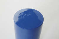 Pot en bambou laqué bleu "Danang" grand modèle