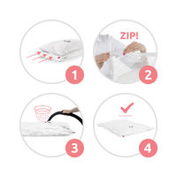 Lot de 10 sacs de compression "Aspispace" (5 M + 5 L)