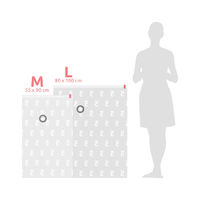 Lot de 10 sacs de compression "Aspispace" (5 M + 5 L)