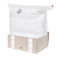 Lot de 10 housses souples sous-vide Compactor beiges "2.0" XXL
