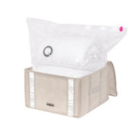 Lot de 3 housses souples sous-vide Compactor beiges "2.0" M