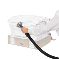 Lot de 10 housses souples sous-vide Compactor beiges "2.0" L