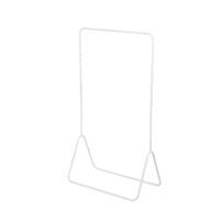 Portant blanc en métal arrondi "Fyn"