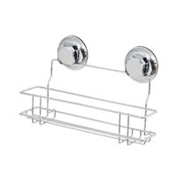 Etagère à ventouses argent "Bestlock" grand modèle