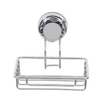 Porte-savon ou éponge à ventouse argent "Bestlock"