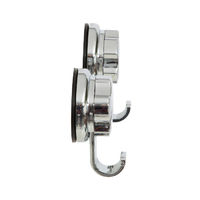 Lot de 2 petits crochets chromés "Bestlock"