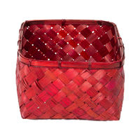 Panier de rangement rouge "Hanoi" L
