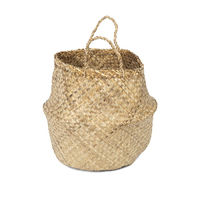 Panier de rangement naturel "Belly" L