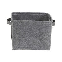 Panier de rangement en feutrine gris "Felt"