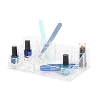 Organisateur maquillage 14 compartiments transparent