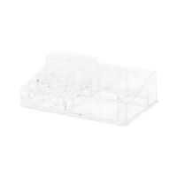 Organisateur maquillage 14 compartiments transparent