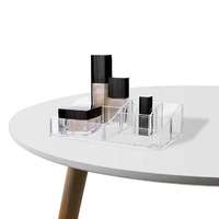 Organisateur maquillage 8 compartiments transparent