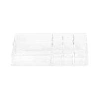 Organisateur maquillage 8 compartiments transparent