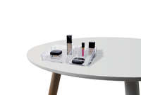 Organisateur maquillage et bijoux 8 compartiments transparent