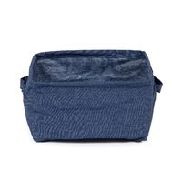Panier de rangement souple bleu jean "Denim"