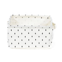 Panier de rangement souple écru "Arrow"