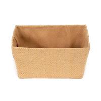 Panier de rangement beige "Beverly"