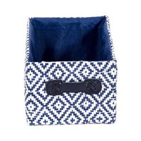 Panier de rangement bleu marine "Enzo"