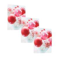 Lot de 3 crochets auto-adhésifs repositionnables "Glaces"