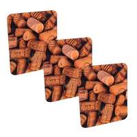 Lot de 3 crochets auto-adhésifs repositionnables "Bouchons"